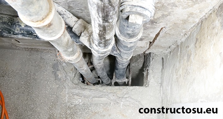 Coloană comună după înlăturarea totală a nișelor