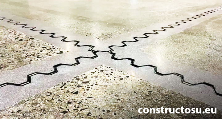 Rosturi de dilalație defazate din oțel. Previne apariția fisurilor termice și previne mișcarea laterală