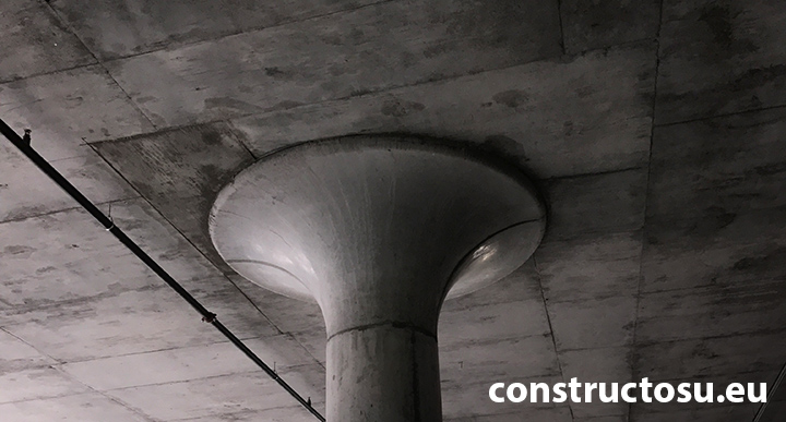 Capitel beton armat într-o parcare subterana cu factor de siguranță mare