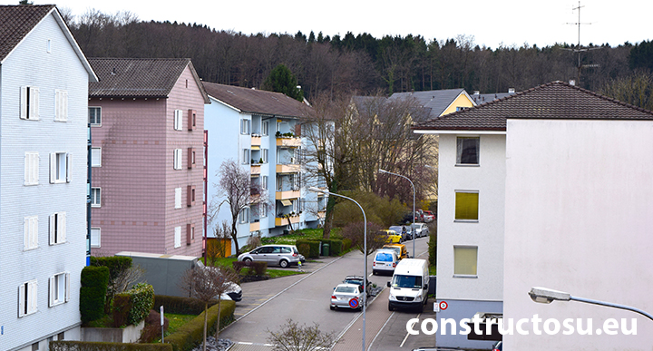 Cartier rezidential ieftine cu apartamente în blocuri de patru etaje