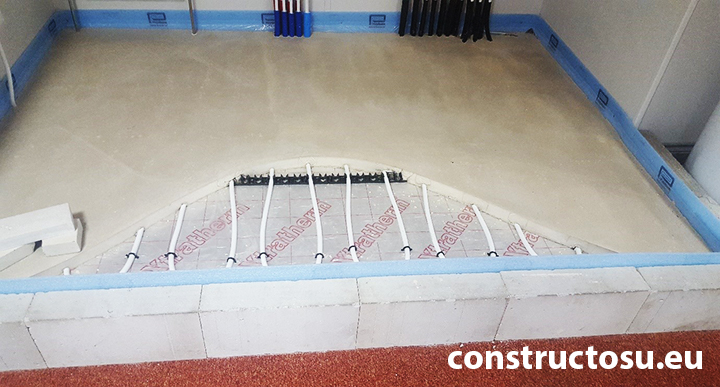 Încălzire în pardoseală cu lichid