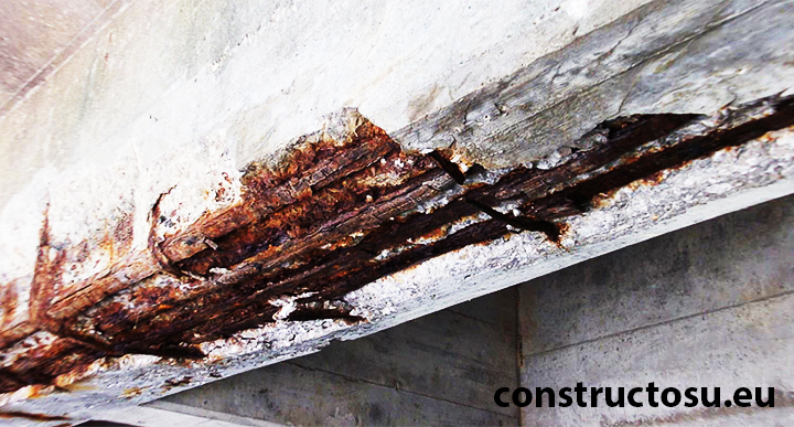 Expansiunea oțelului când ruginește