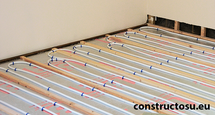 Circuit încălzire în pardoseală