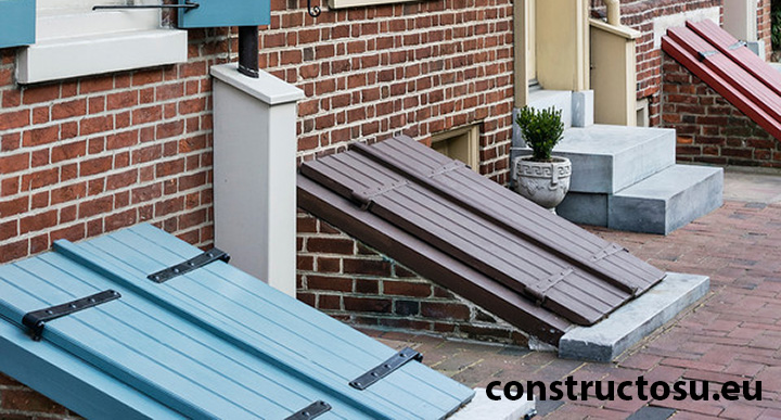 Intrări de siguranță, separate pentru fiecare încăpere, la subsolul clădirilor