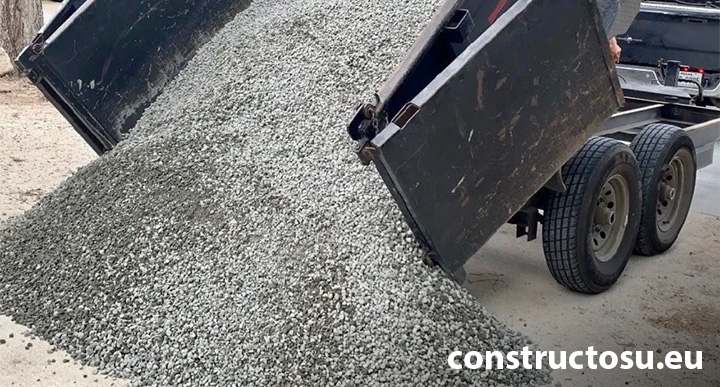 Livrare pietriș pentru construcții și drenaj