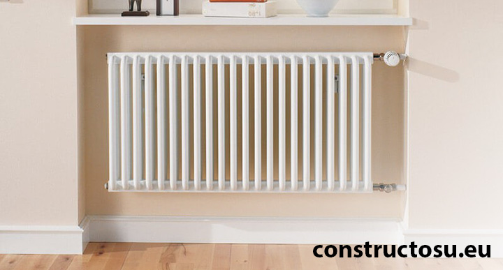 Montaj calorifer în șină