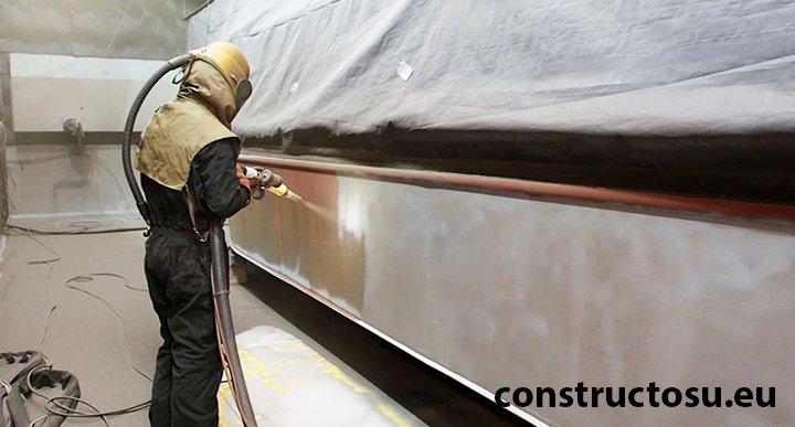 Servicii de sablare pentru structuri mari