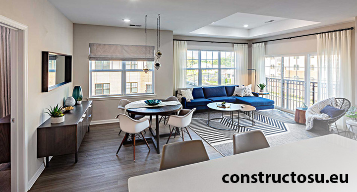 Spațiu rezidențial cu o compartimentare favorabilă