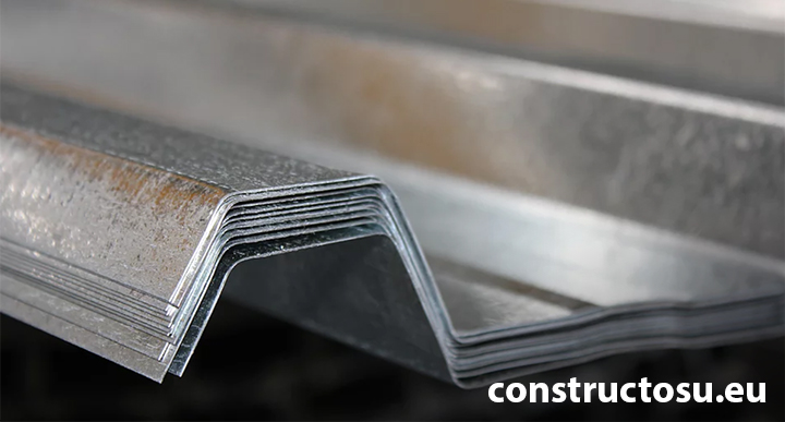 Tablă zincată pentru acoperiș sau pereți