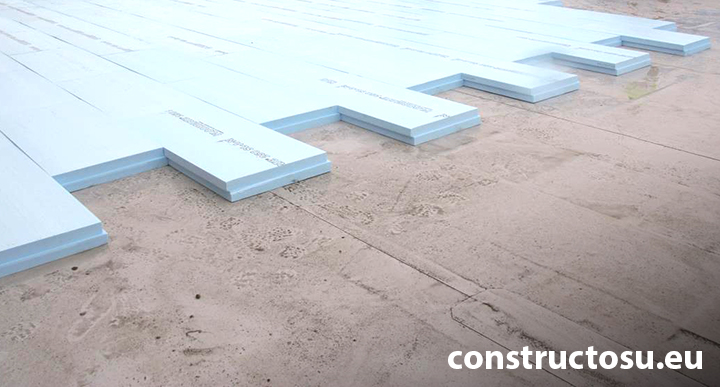 Termoizolație polistiren extrudat terasă