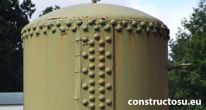 Vas sub presiune din oțel confecționat prin presiune