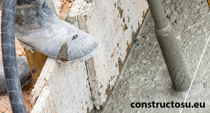 Vibrarea primul strat de beton