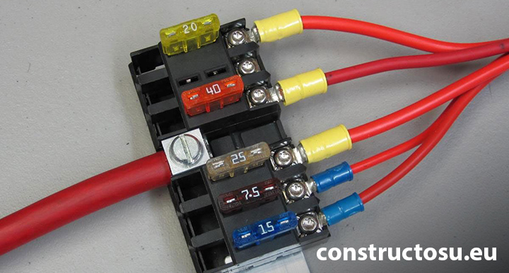 Panou de siguranțe pentru curent continuu