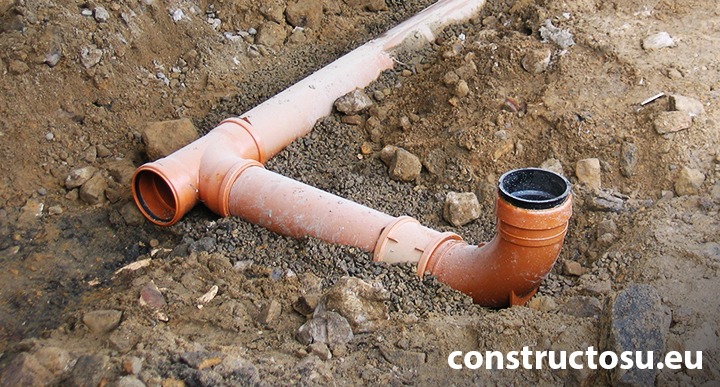 Țeavă PVC canalizare cu cot, teu și garnitura